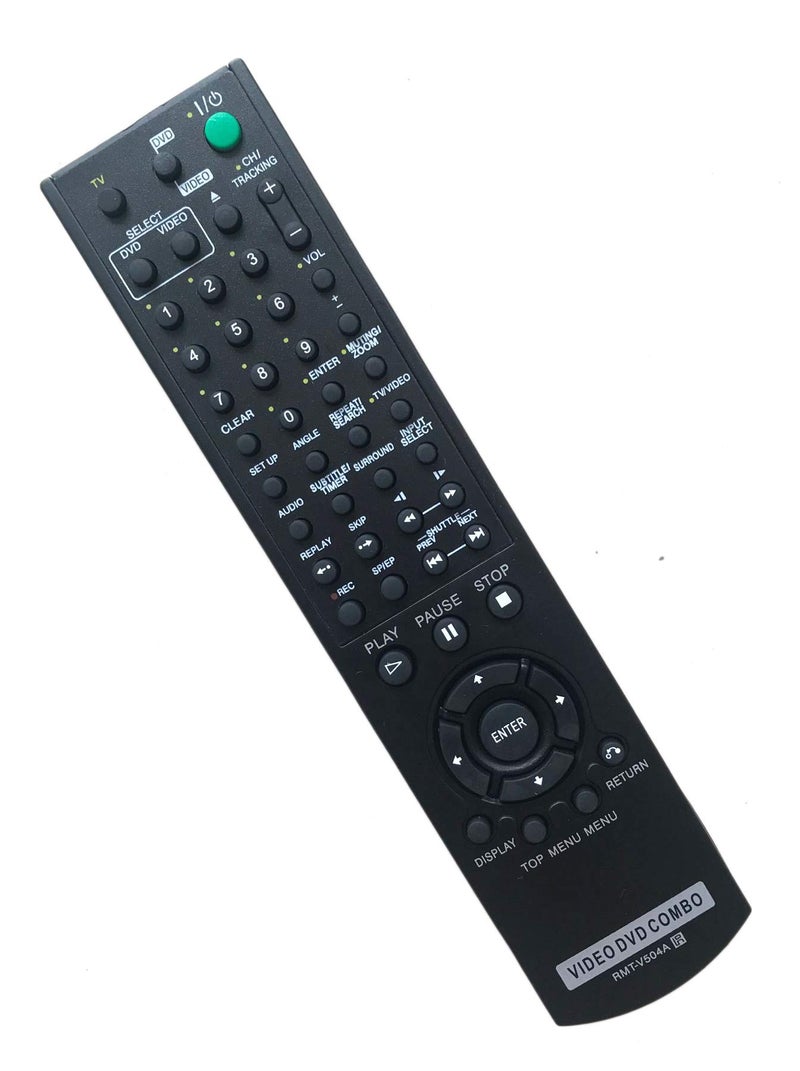 BOMAZ RMT-V504A Replacement Remote Control for Sony RMT-V501A SLV-D100 SLV-D281P SLV-D380P YSP-4000BL DVD-VCR Combo Player - Image 1